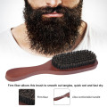 FQ marca Amazon venta de madera masculina barba masculina cepillo verraco cerda masculina mango